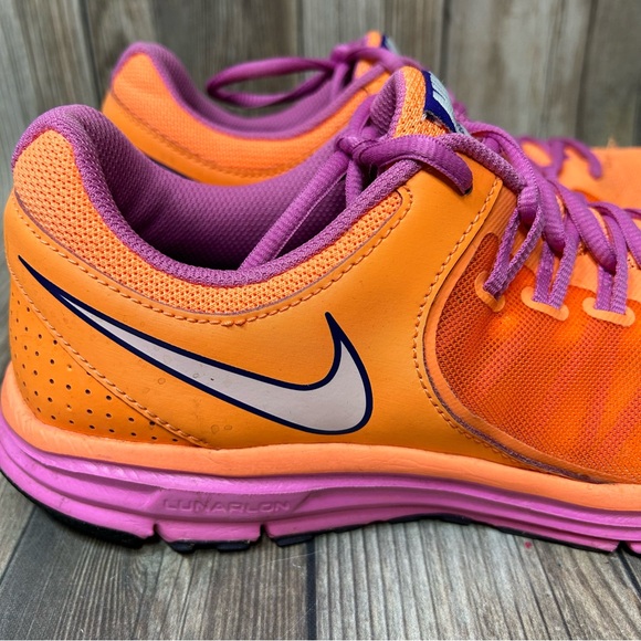 Nike Orange and Purple Athletic Shoes - Picture 2 of 10